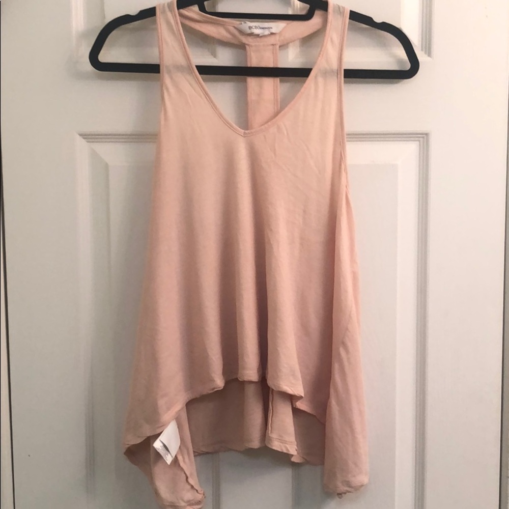 BCBG light pink racer back tank